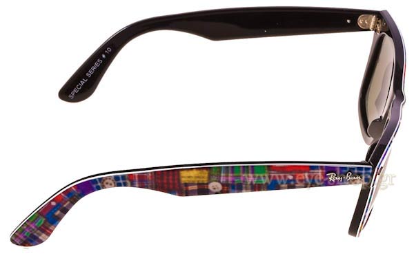 Rayban modello 2140 Wayfarer di colore 1135 rare prints series #11
