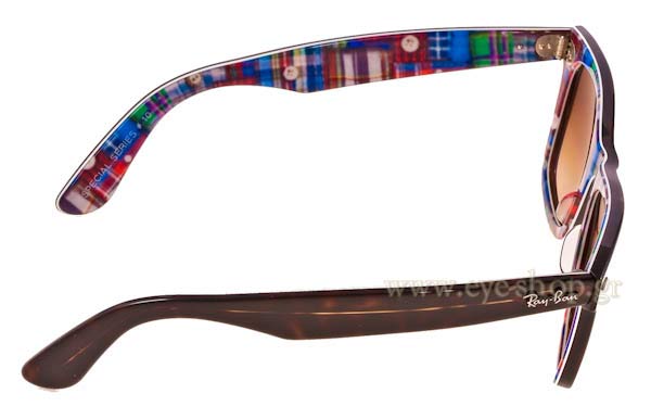 Rayban modello 2140 Wayfarer di colore 113285 rare prints series #11