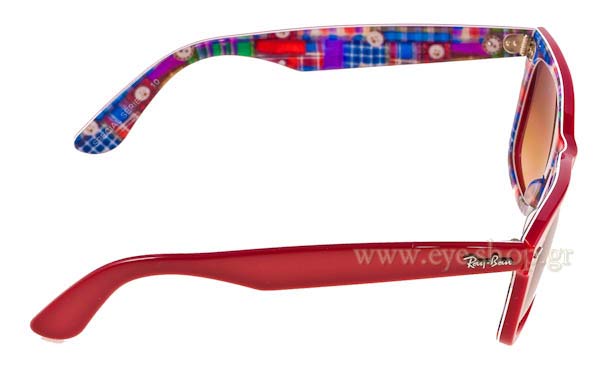 Rayban modello 2140 Wayfarer di colore 113385 rare prints series #10