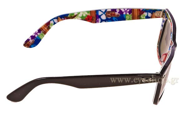 Rayban modello 2140 Wayfarer di colore 1136 rare prints series #11