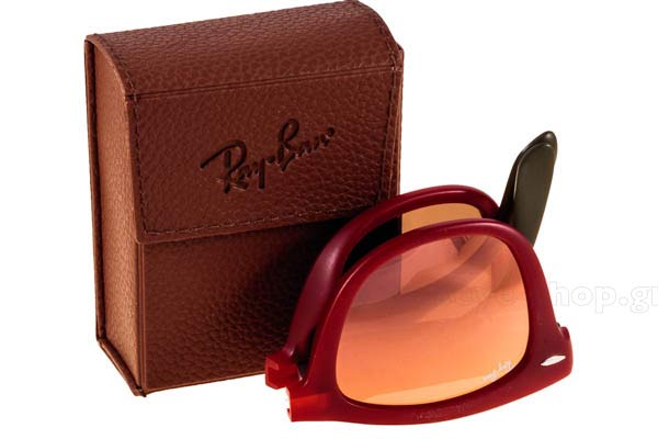 Rayban modello 4105 Folding Wayfarer di colore 6050Z2 Folding wayfarer