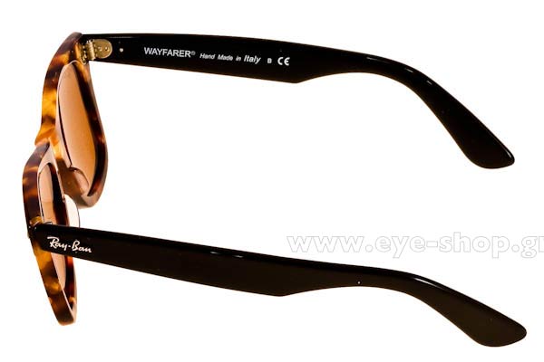 RayBan modello 2140 Wayfarer di colore 1160 Spotted Brown Havana