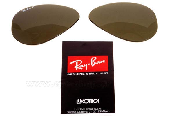 Occhiali RayBan 3025 Aviator 002/58 A20385 Replacement lenses polarized