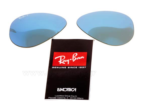 Occhiali RayBan 3025 Aviator 112/4L RC050 Replacement lenses polarized