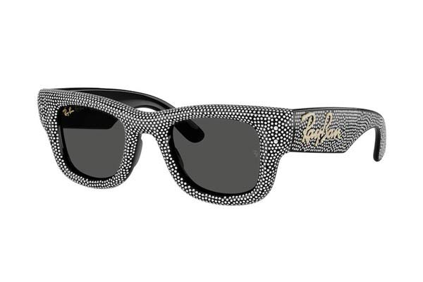Occhiali da sole Rayban 4940BP WAYFARER PUFFER 686587 full strass