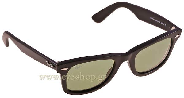 Occhiali Rayban 2140 Wayfarer 901-S-O5 Matte - Green Polarized SPECIAL SERIES