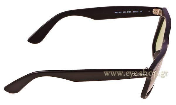 Rayban modello 2140 Wayfarer di colore 901-S-O5 Matte - Green Polarized SPECIAL SERIES