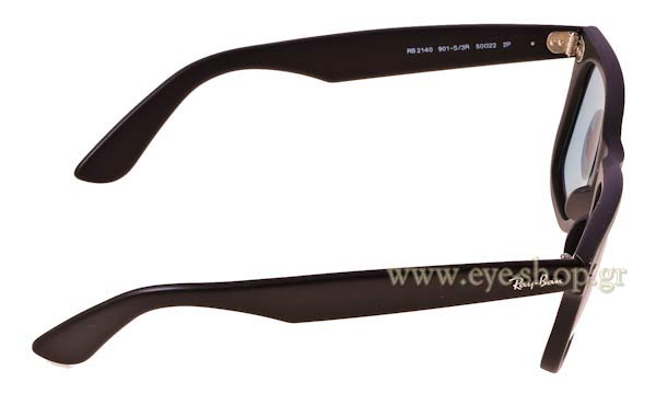 Rayban modello 2140 Wayfarer di colore 901-S-3R Matte Polarized HAND MADE IN ITALY - SPECIAL SERIES