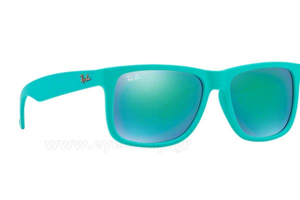 Occhiali Rayban Justin 4165 60903R Turqoise Rubber
