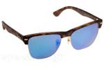 Occhiali da Sole Unisex Rayban 4175-Oversized-Clubmaster 609217 Blue Mirror size 57