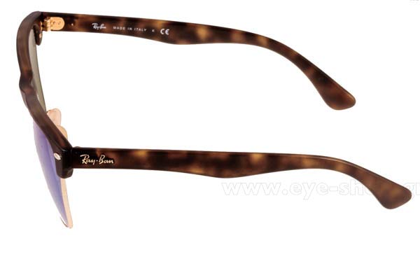 Rayban model 4175 Oversized Clubmaster and color 609217 Blue Mirror