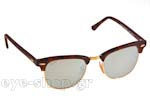 Occhiali da Sole Unisex Rayban 3016-Clubmaster 114530 silver mirror size 51