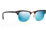 Occhiali da Sole Unisex Rayban 3016-Clubmaster 114517 blue mirror krystals size 49