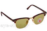 Occhiali da Sole Unisex Rayban 3016-Clubmaster 1145O5 Polarized size 49