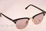 Occhiali da Sole Uomo Rayban 3016-Clubmaster 901SP2 Polarized size 51
