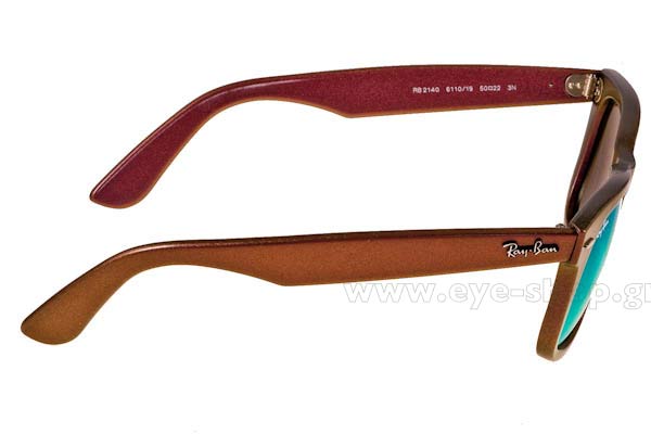 Rayban modello 2140 Wayfarer di colore JUPITER 611019 Wayfarer Cosmo