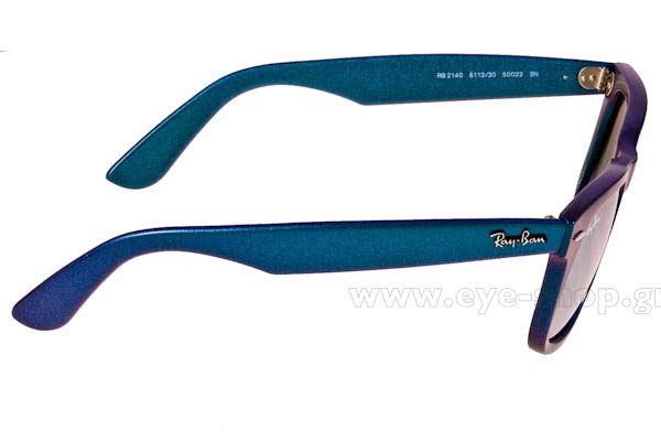 Rayban modello 2140 Wayfarer di colore MERCURY 611330 Wayfarer Cosmo