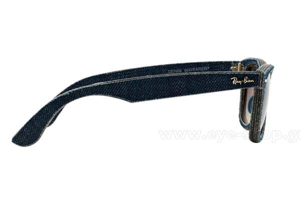Rayban modello 2140 Wayfarer di colore 116371 DENIM WAYFARER light blue