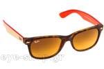 Occhiali da Sole Unisex Rayban 2132-New-Wayfarer 618185 size 55