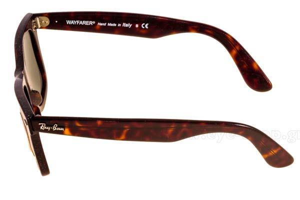 Rayban modello 2140 Wayfarer di colore 1185 Distressed