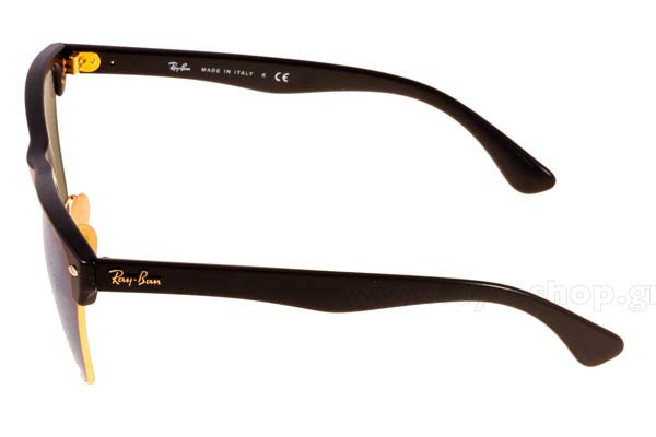 Rayban modello 4175 Oversized Clubmaster di colore 877/1M Demi Shiny black
