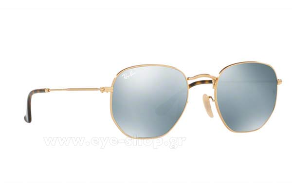 Occhiali Rayban 3548N 001/30 Hexagonal