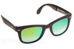 Occhiali da Sole Uomo Rayban 4105-Folding-Wayfarer 60694J Celebration Limited Edition size 50