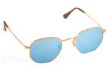 Occhiali da Sole Uomo Rayban 3548N 001/9O Hexagonal size 48