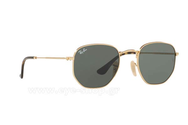 Occhiali Rayban 3548N 001 Hexagonal