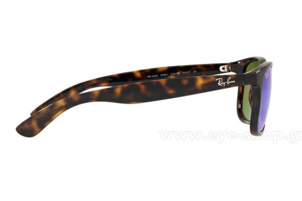 Rayban modello ANDY 4202 di colore 710/9R Polarized