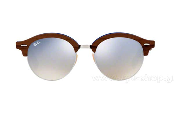 Rayban Clubround 4246M Wood
