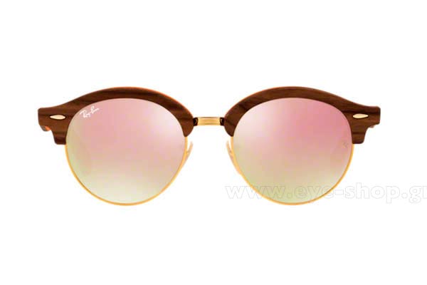 Rayban Clubround 4246M Wood