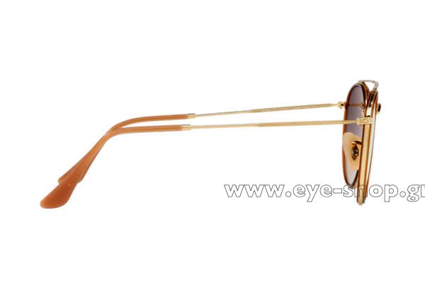 Rayban modello 3647N Round Double Bridge di colore 001/7O