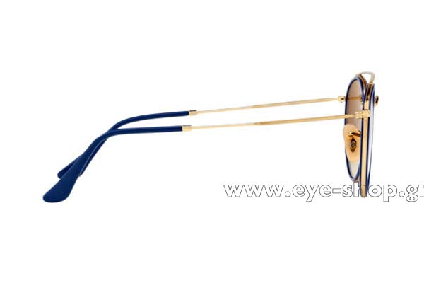 Rayban modello 3647N Round Double Bridge di colore 001/9U