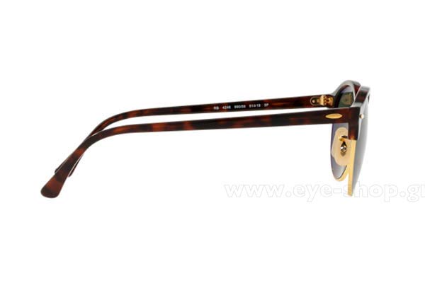Rayban modello Clubround 4246 di colore 990/58 polarized