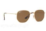 Occhiali da Sole Unisex Rayban 3548N 001/57 Hexagonal size 51