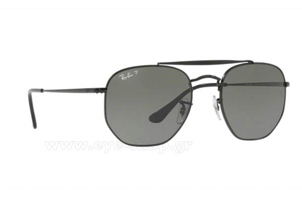 Occhiali Rayban 3648 THE MARSHAL 002/58 Hexagonal Double Bridge