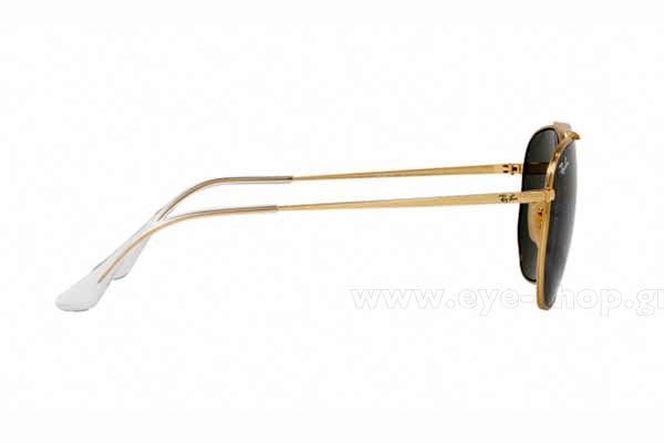 Rayban modello 3648 THE MARSHAL di colore 001 Hexagonal Double Bridge