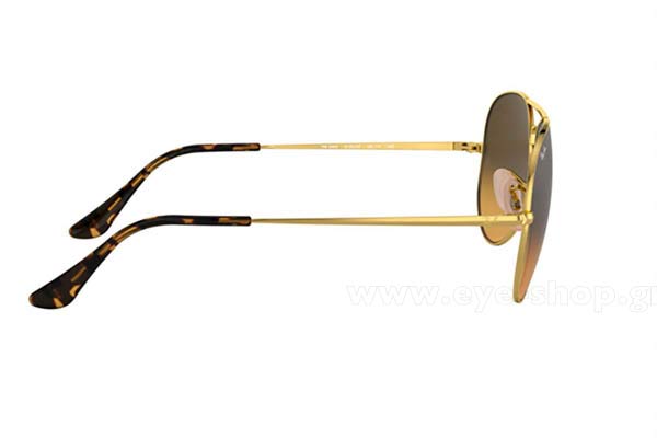 Rayban modello 3689 AVIATOR METAL II di colore 9150AC