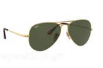 Occhiali da Sole Uomo Rayban 3689-AVIATOR-METAL-II 914731 size 55