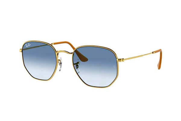 Rayban modello 3548 HEXAGONAL di colore 001/3F
