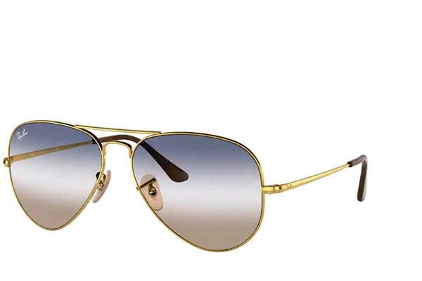 Rayban modello 3689 AVIATOR METAL II di colore 001/GD
