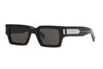 Occhiali da Sole Uomo Saint Laurent SL-572 001 black crystal grey size 50