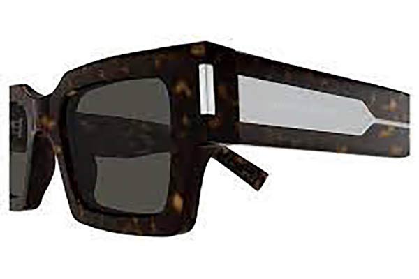 Saint Laurent modello SL 572 di colore 002 havana crystal grey