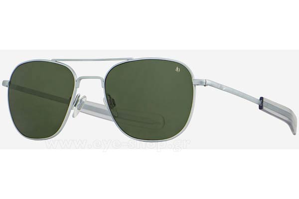 American-Optical ORIGINAL-PILOT MatteChrome Green size 55 Occhiali da sole Prezzo: 251,20