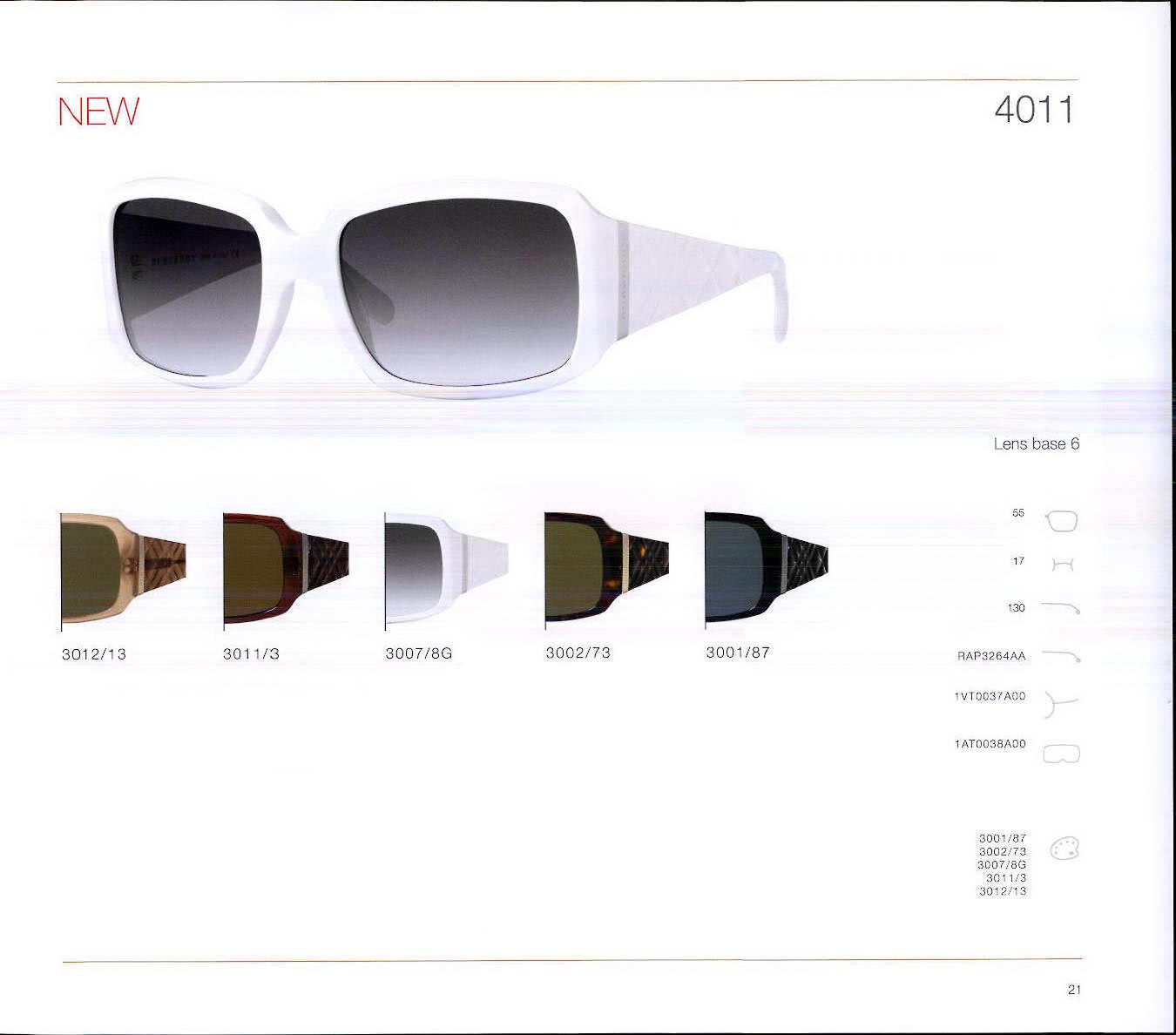 burberry 4011 Occhiali da Sole 