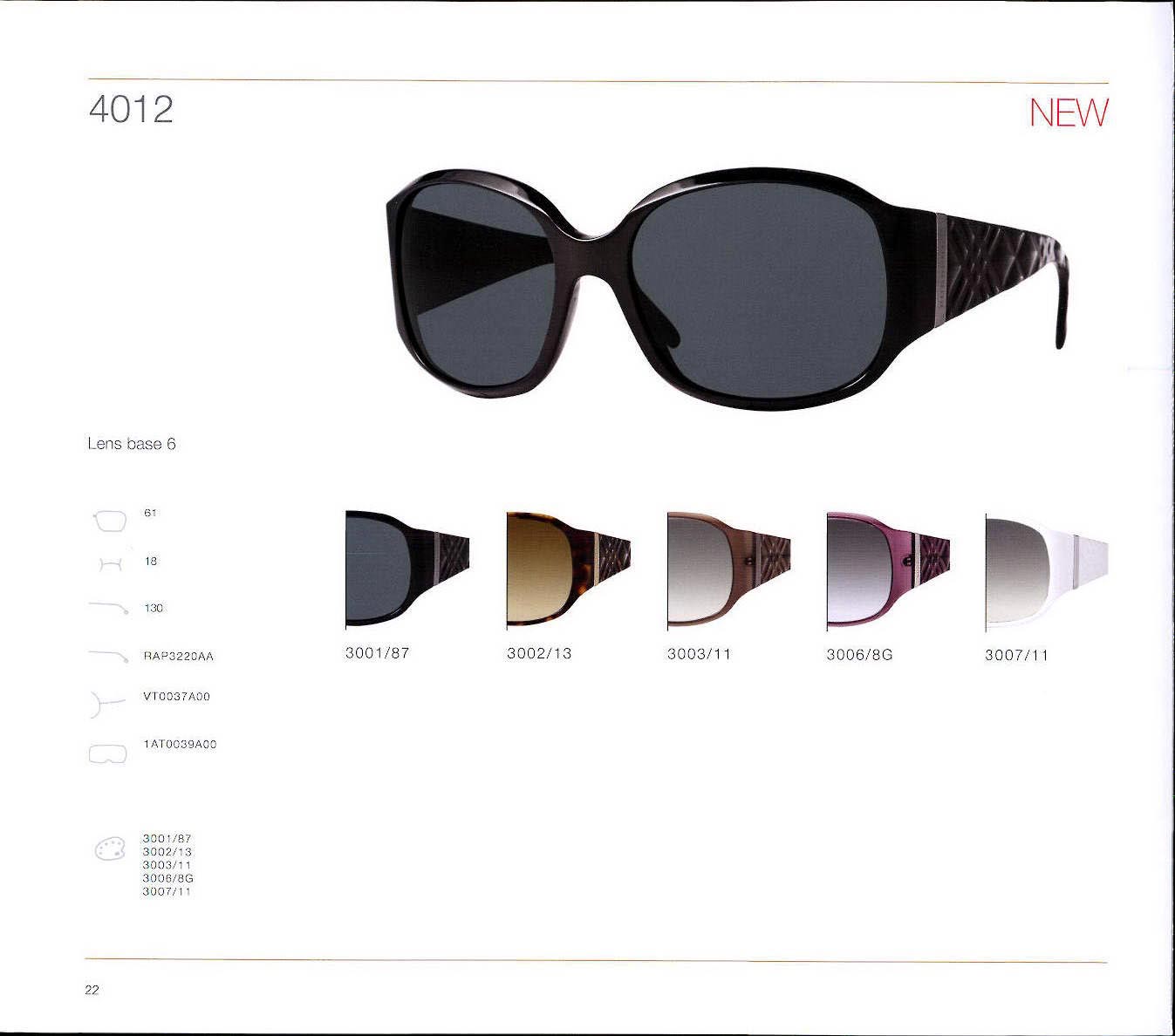 burberry 4012 Occhiali da Sole 