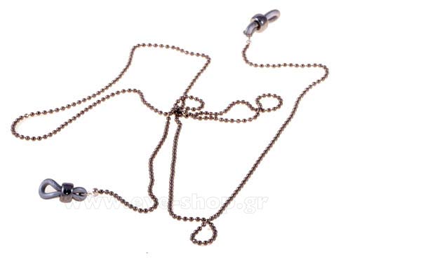 Accessori occhiali - cordoni  Grippy ThinChain-round Gunmetal Prezzo: 11,25
