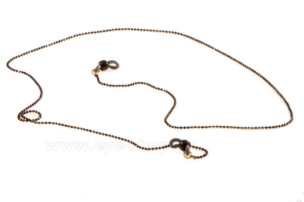 Accessori occhiali - cordoni  Grippy ThinChain-round black Gold 2 Prezzo: 11,25