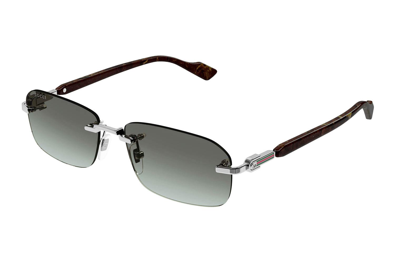 Gucci GG1221S 008 silver brown brown size 56 Occhiali da sole Prezzo: 327,90